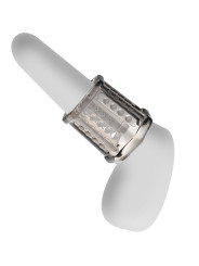 FUNDA PARA PENE TRANSPARENTE CON TEXTURA Y NÓDULOS DE LA MARCA PRETTY LOVE