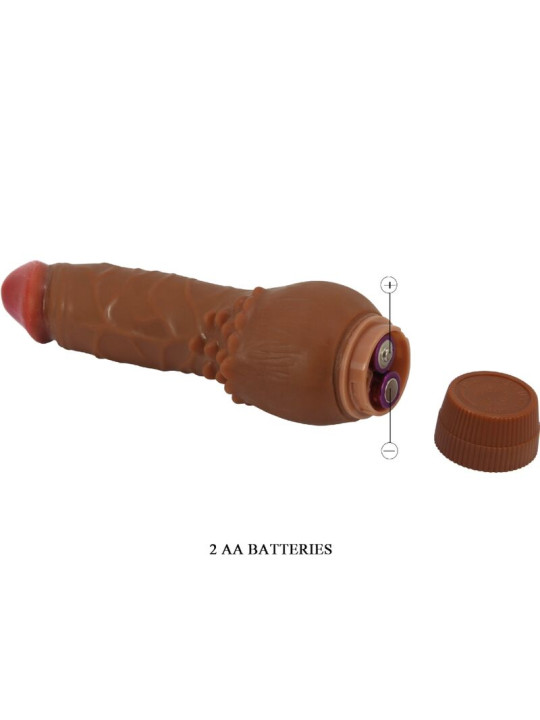 VIBRADOR REALÍSTICO BAILE BARBARA 19.5 CM MULATO DE LA MARCA BAILE