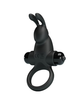 ANILLO VIBRADOR RABBIT CLÍTORIS 10 MODOS NEGRO PRETTY LOVE DE LA MARCA PRETTY LOVE