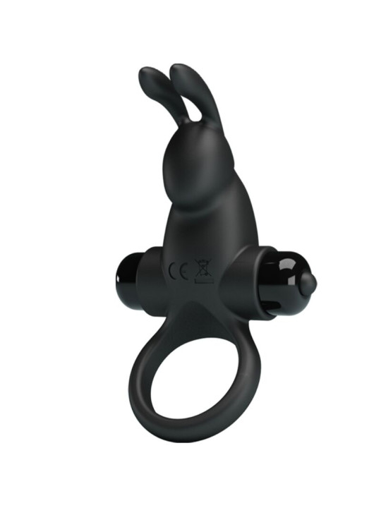 ANILLO VIBRADOR RABBIT CLÍTORIS 10 MODOS NEGRO PRETTY LOVE DE LA MARCA PRETTY LOVE