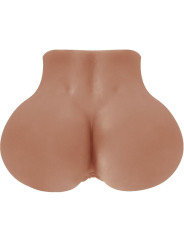 MASTURBADOR REALISTA DOBLE ENTRADA VIBRADOR CONTROL REMOTO DE LA MARCA CRAZY BULL