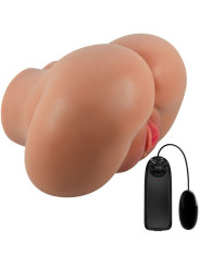 VIBRADOR ANAL Y VAGINAL REALISTA CRAZY BULL CON CONTROL REMOTO DE LA MARCA CRAZY BULL