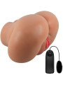 VIBRADOR ANAL Y VAGINAL REALISTA CRAZY BULL CON CONTROL REMOTO DE LA MARCA CRAZY BULL