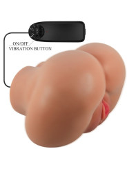 VIBRADOR ANAL Y VAGINAL REALISTA CRAZY BULL CON CONTROL REMOTO DE LA MARCA CRAZY BULL