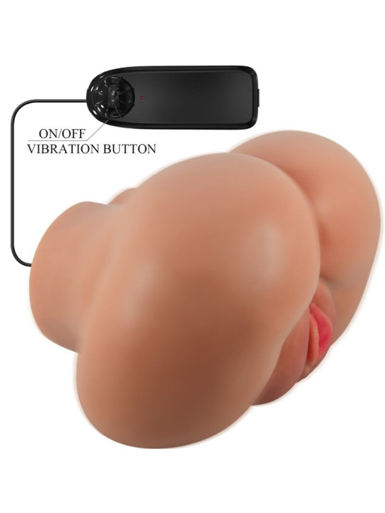 VIBRADOR ANAL Y VAGINAL REALISTA CRAZY BULL CON CONTROL REMOTO DE LA MARCA CRAZY BULL