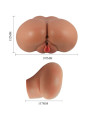 VIBRADOR ANAL Y VAGINAL REALISTA CRAZY BULL CON CONTROL REMOTO DE LA MARCA CRAZY BULL