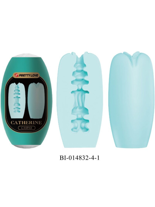 MASTRUBADOR MASCULINO CASPAR 3 TÚNELES TEXTURIZADOS DE LA MARCA PRETTY LOVE