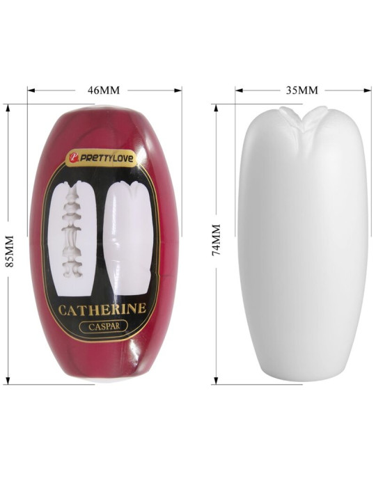 MASTRUBADOR MASCULINO CASPAR 3 TÚNELES TEXTURIZADOS DE LA MARCA PRETTY LOVE