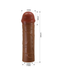 FUNDA PARA PENE ALARGADORA PRETTY LOVE NILE MULATO DE LA MARCA PRETTY LOVE
