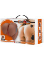 VIBRADOR REALISTA DOBLE AGUJERO CRAZY BULL CON CONTROL REMOTO DE LA MARCA CRAZY BULL