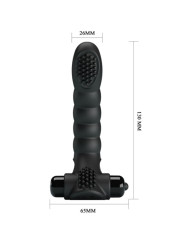 VIBRADOR DE DEDO PRETTY LOVE ALEXANDER 10 MODOS NEGRO DE LA MARCA PRETTY LOVE