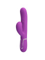 VIBRADOR RABBIT 3 EN 1 PRETTY LOVE PERLITA MORADO DE LA MARCA PRETTY LOVE