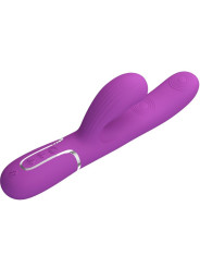 VIBRADOR RABBIT 3 EN 1 PRETTY LOVE PERLITA MORADO DE LA MARCA PRETTY LOVE