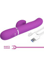 VIBRADOR RABBIT 3 EN 1 PRETTY LOVE PERLITA MORADO DE LA MARCA PRETTY LOVE