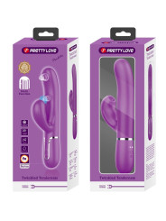 VIBRADOR RABBIT 3 EN 1 PRETTY LOVE PERLITA MORADO DE LA MARCA PRETTY LOVE