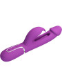VIBRADOR RABBIT 3 EN 1 RECARGABLE CON LENGUA OSCILANTE DE LA MARCA PRETTY LOVE