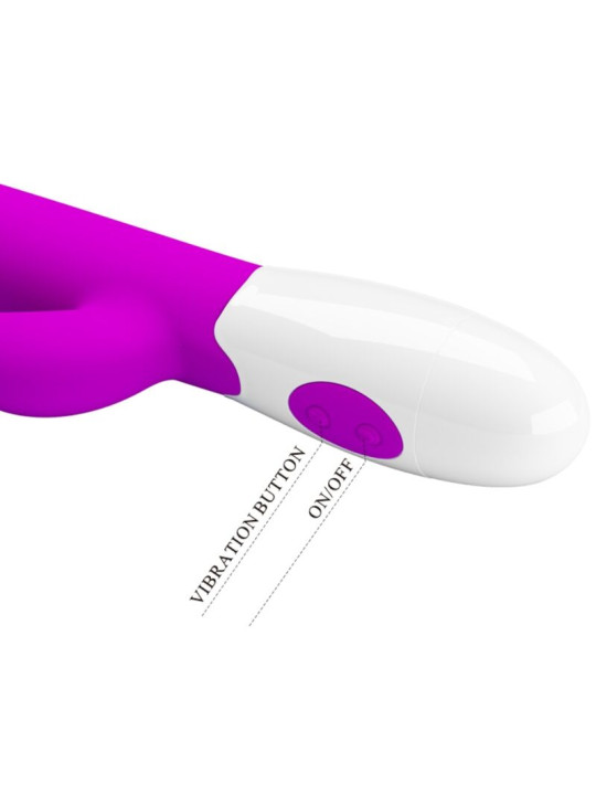 VIBRADOR RABBIT 30 MODOS PRETTY LOVE CENTAUR MORADO DE LA MARCA PRETTY LOVE