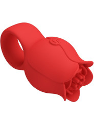 VIBRADOR DE DEDO ROSA 10 MODOS PRETTY LOVE ROJO DE LA MARCA PRETTY LOVE