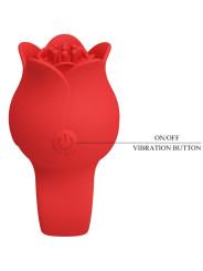 VIBRADOR DE DEDO ROSA 10 MODOS PRETTY LOVE ROJO DE LA MARCA PRETTY LOVE