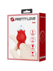 VIBRADOR DE DEDO ROSA 10 MODOS PRETTY LOVE ROJO DE LA MARCA PRETTY LOVE