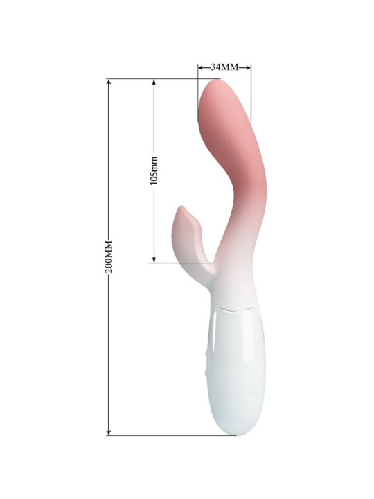 VIBRADOR PUNTO G Y CLÍTORIS PRETTY LOVE BRIGHTY 30 MODOS ROSA DE LA MARCA PRETTY LOVE