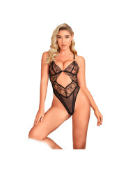 BODY TRANSPARENTE NEGRO CON ENCAJE HUECO L/XL SUBBLIME DE LA MARCA SUBBLIME BODIES