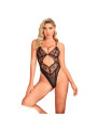 BODY TRANSPARENTE NEGRO CON ENCAJE HUECO L/XL SUBBLIME DE LA MARCA SUBBLIME BODIES