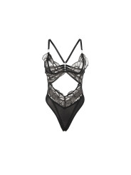 BODY TRANSPARENTE NEGRO CON ENCAJE HUECO L/XL SUBBLIME DE LA MARCA SUBBLIME BODIES