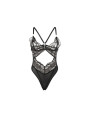 BODY TRANSPARENTE NEGRO CON ENCAJE HUECO L/XL SUBBLIME DE LA MARCA SUBBLIME BODIES