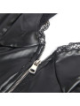 BODY NEGRO CON CREMALLERA Y LIGUEROS SUBBLIME L/XL DE LA MARCA SUBBLIME BODIES
