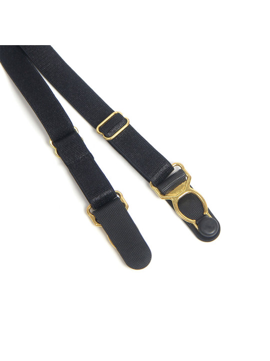 BODY NEGRO CON CREMALLERA Y LIGUEROS SUBBLIME L/XL DE LA MARCA SUBBLIME BODIES