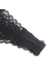BODY NEGRO CON CREMALLERA Y LIGUEROS SUBBLIME L/XL DE LA MARCA SUBBLIME BODIES