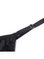 SET LENCERÍA SUJETADOR CON LAZO Y LIGUERO NEGRO SUBBLIME DE LA MARCA SUBBLIME SETS