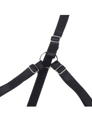 SET LENCERÍA SUJETADOR CON LAZO Y LIGUERO NEGRO SUBBLIME DE LA MARCA SUBBLIME SETS