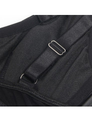 SET LENCERÍA BONDAGE NEGRO CON PORTALIGAS Y SUJETADOR DE LA MARCA SUBBLIME SETS