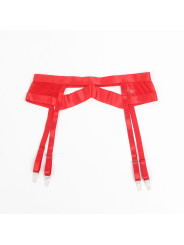 SET LENCERÍA BONDAGE ROJO SUJETADOR Y PORTALIGAS SUBBLIME DE LA MARCA SUBBLIME SETS