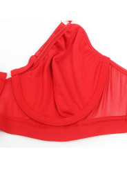 SET LENCERÍA BONDAGE ROJO CON PORTALIGAS Y SUJETADOR DE LA MARCA SUBBLIME SETS