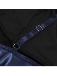 CAMISÓN SEXY AZUL CON TIRANTES DE CUERO PU - SUBBLIME DE LA MARCA SUBBLIME DRESSES