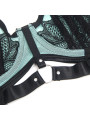 CONJUNTO LENCERÍA VERDE ENCAJE Y MALLA SUJETADOR PUSH-UP DE LA MARCA SUBBLIME SETS