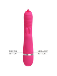 VIBRADOR RABBIT PRETTY LOVE PHOENIX ROSA MULTIFUNCIÓN DE LA MARCA PRETTY LOVE