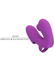 VIBRADOR DE DEDO PRETTY LOVE ATHENA CON ESTIMULADOR CLÍTORIS DE LA MARCA PRETTY LOVE