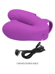 VIBRADOR DE DEDO PRETTY LOVE ATHENA CON ESTIMULADOR CLÍTORIS DE LA MARCA PRETTY LOVE