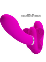 VIBRADOR DOBLE STRAP-ON 12 MODOS PRETTY LOVE VALERIE DE LA MARCA PRETTY LOVE