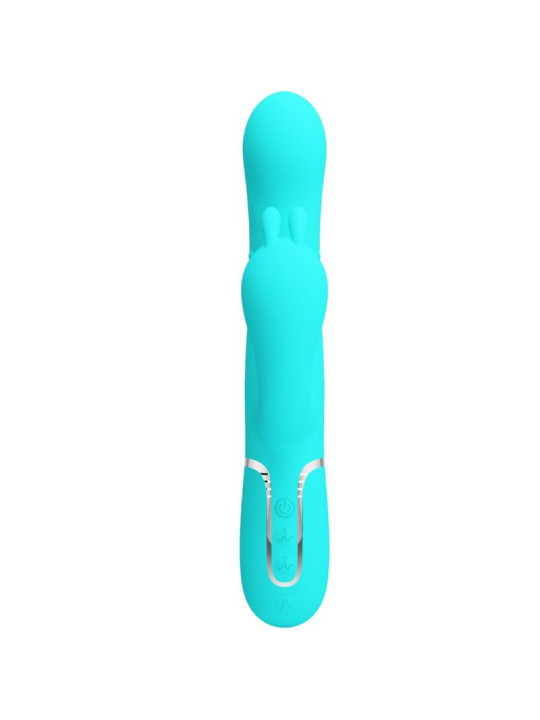 VIBRADOR RABBIT 4 EN 1 PRETTY LOVE CAMMY AZUL DE LA MARCA PRETTY LOVE