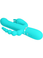 VIBRADOR RABBIT 4 EN 1 PRETTY LOVE CAMMY AZUL DE LA MARCA PRETTY LOVE