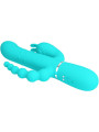 VIBRADOR RABBIT 4 EN 1 PRETTY LOVE CAMMY AZUL DE LA MARCA PRETTY LOVE