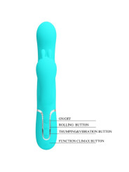 VIBRADOR RABBIT 4 EN 1 PRETTY LOVE CAMMY AZUL DE LA MARCA PRETTY LOVE