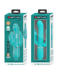 VIBRADOR RABBIT 4 EN 1 PRETTY LOVE CAMMY AZUL DE LA MARCA PRETTY LOVE