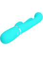 VIBRADOR RABBIT 3 EN 1 SHANIA 7 MODOS SILICONA SUAVE DE LA MARCA PRETTY LOVE