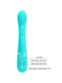 VIBRADOR RABBIT 3 EN 1 SHANIA 7 MODOS SILICONA SUAVE DE LA MARCA PRETTY LOVE